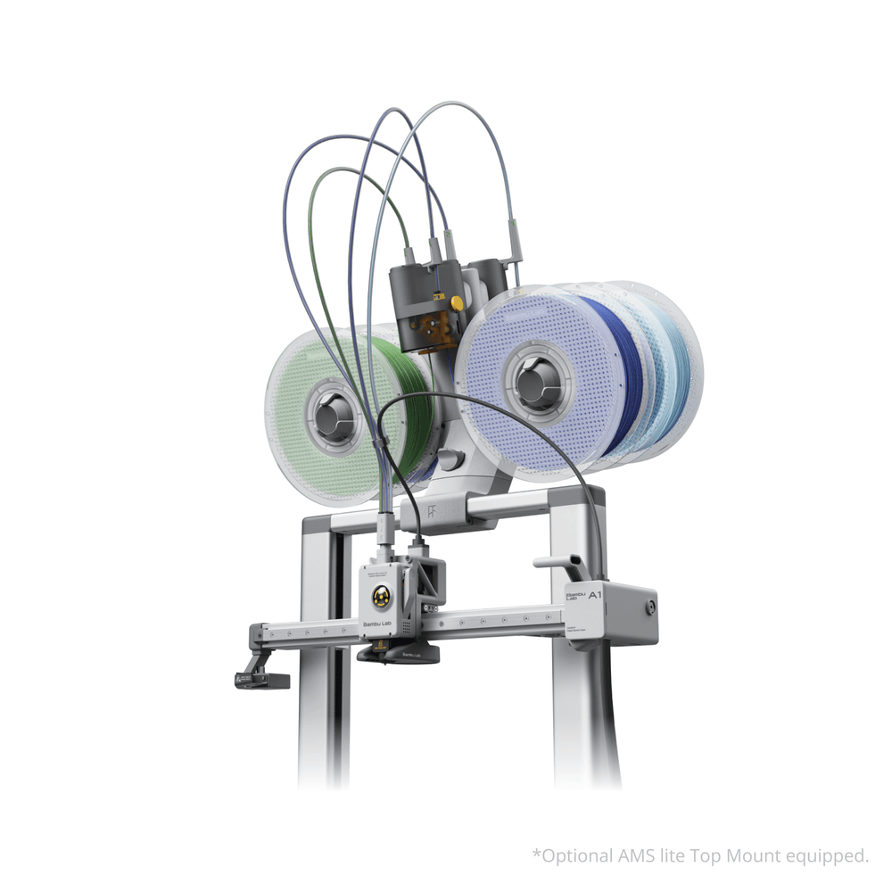Impressora 3D Bambu Lab A1 Combo com AMS Lite — Multicor, 500 mm/s