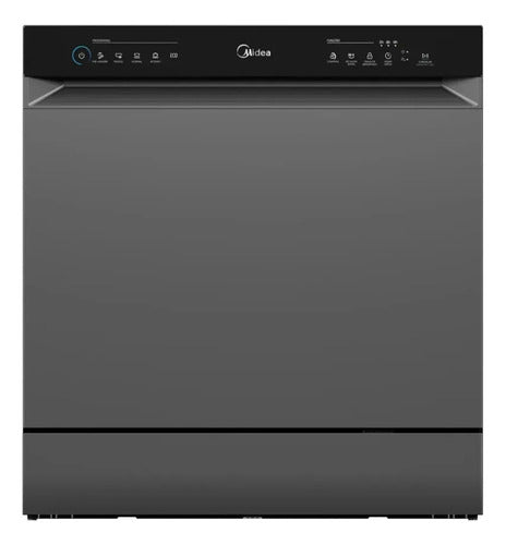 Lava Louças 8 Serviços Cinza Touch Plus Midea Cinza 127v