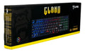 Teclado Gamer Clanm Shadow Valley Abnt2 Led Rainbow Anti-ghosting Usb Preto Português Brasil