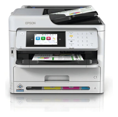 Impressora Multifuncional Cor Brancoepson Workforce Pro Wf-c Branco 127/220v