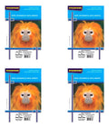 Kit De 4 Papel Fotográfico Adesivo A4 Glossy 130g 200 Fls Masterprint Cor Branco