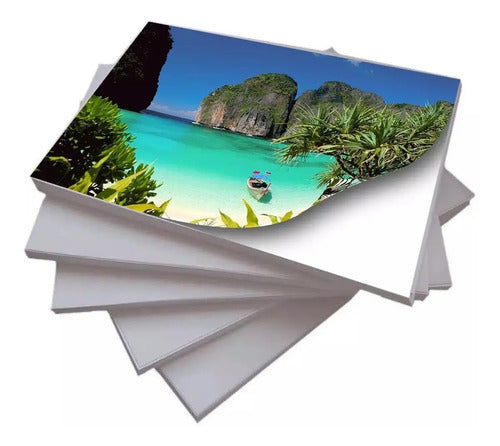 Papel Foto 230g A4 100 Folhas Brilhante - Masterprint Branco