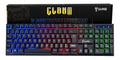 Teclado Gamer Clanm Shadow Valley Abnt2 Led Rainbow Anti-ghosting Usb Preto Português Brasil