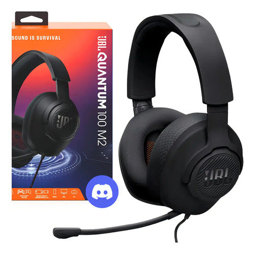 Fone De Ouvido Jbl Quantum 100m2 Gamer Over-ear Com Microfone Removível Para Ps4 E Ps5 Fone Ouvido Gamer Jbl Quantum 100