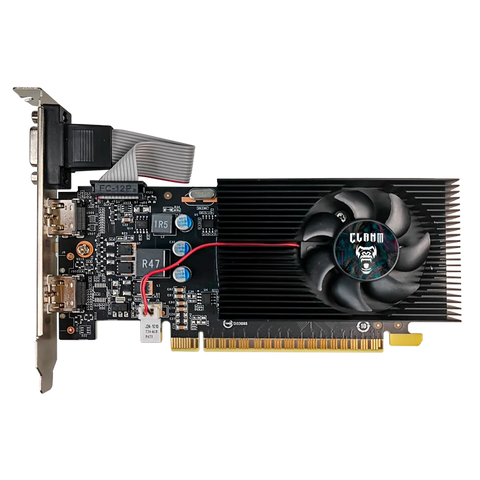 Placa de Video Clanm NVIDIA GeForce GT 730 4GB DDR3 128 Bits HDMI DVI VGA