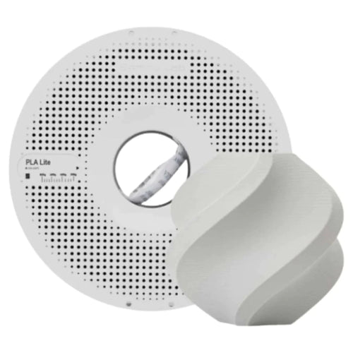 Filamento PLA Lite Cinza 1kg Bambu Lab com Carretel Reutilizável