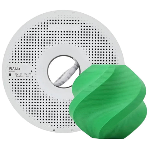 Filamento PLA Lite Verde 1kg Bambu Lab com Carretel Reutilizável