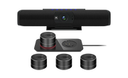 Câmera Panorama Bar — Videoconferência 4K UHD Compacta