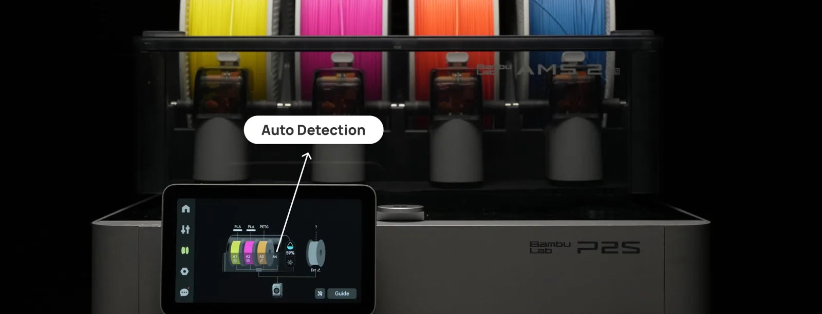 Chip RFID e reconhecimento automático no AMS